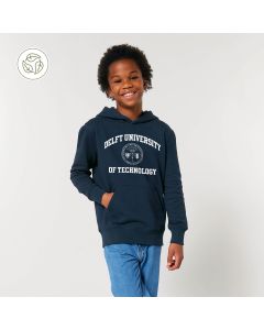 Hooded Sweater Delft University Zegel Navy Kids - NEW