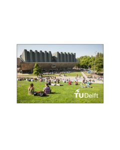 Foto magneet TU Delft Aula achterzijde - NEW
