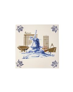 Tegel Delfts Blauw Goldie Tile TU Delft