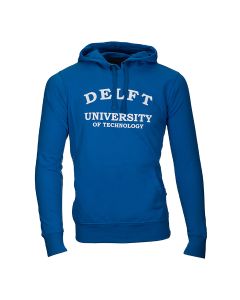 Hooded Sweater Heren Delft University Kobalt Blauw - SALE