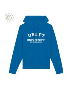 Hooded Sweater Delft University Kobalt Blauw - SALE