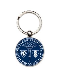 Sleutelhanger Delft University Zegel Navy - NEW