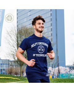 Sport T-shirt Unisex Delft University Navy